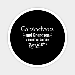 Grandma and Grandson a Bond That Can't be Broken Magnet